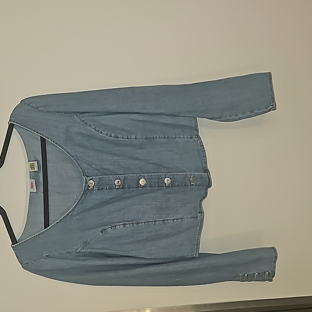 LEVI DENIM SLIM CORSET FIT TOP